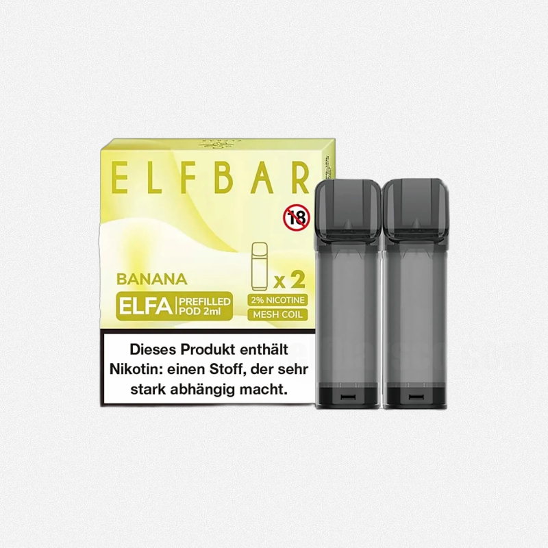 Elf Bar Elfa Prefilled Pod Banana Bocanadas Elf Bars Colombia